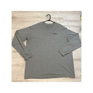 Patagonia Responsibili-Tee Long Sleeve Recycled Cotton Gray XXL